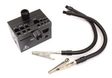 Black Alloy Machined Universal Soldering Station for Connector Plug Assembly