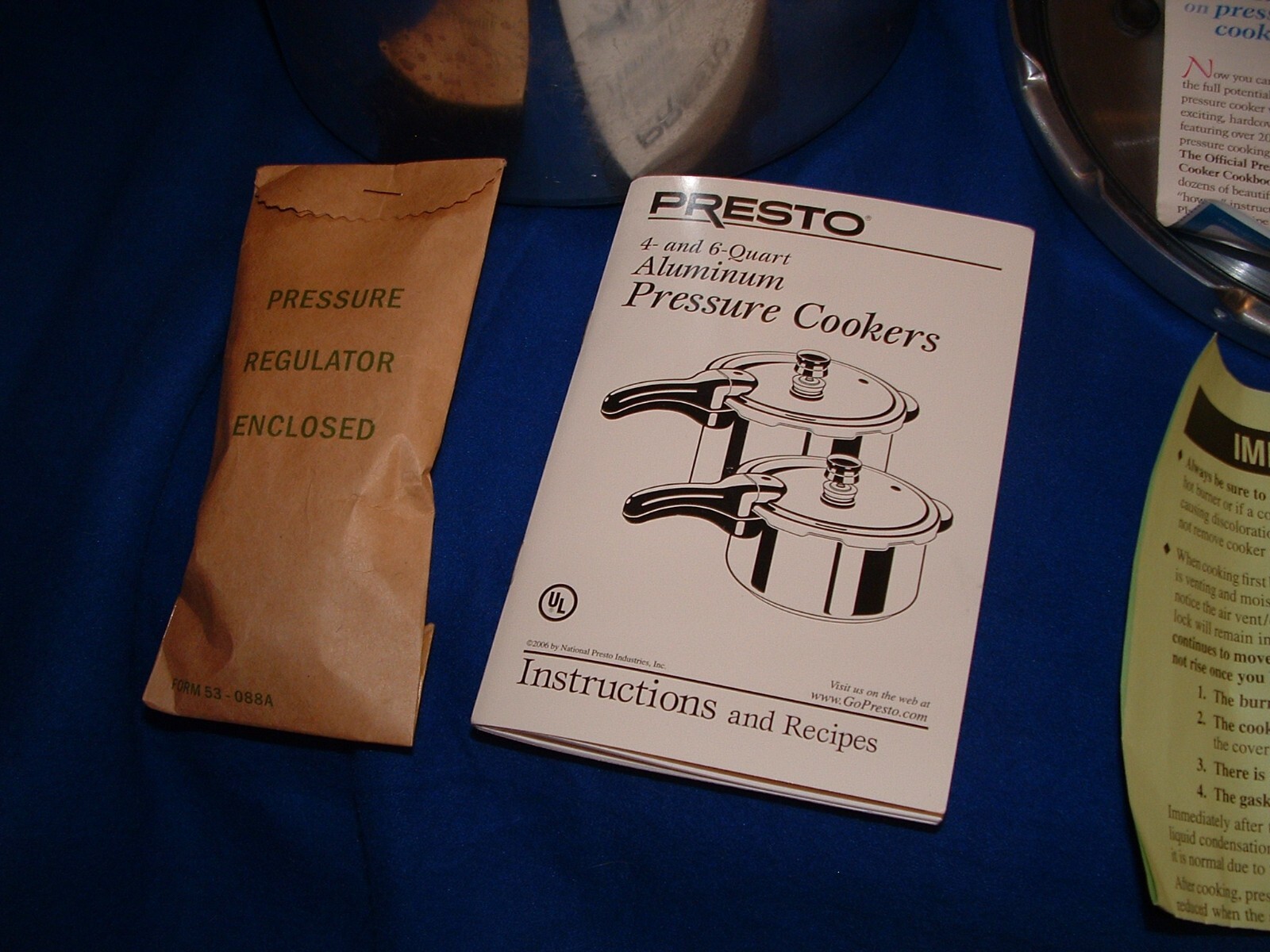 Presto 01264 6Quart Aluminum Pressure CookerOpen BoxNever Used eBay