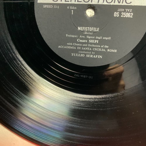 BOITO-MEFISTOFELE-TEBALDI-SERAFIN-ORIGINAL LONDON 3-LP VINYL BOX SET-USED-UK - Imagen 4 de 5