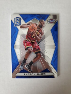 2015-16 LeBRON JAMES PANINI SPECTRA BLUE PRIZM SP REFRACTOR PARALLEL #116/125!