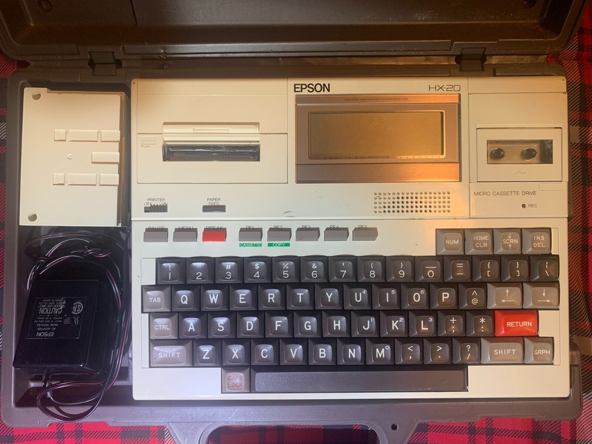 Epson sk/writer HX20 vintage laptop computer (1983). | eBay
