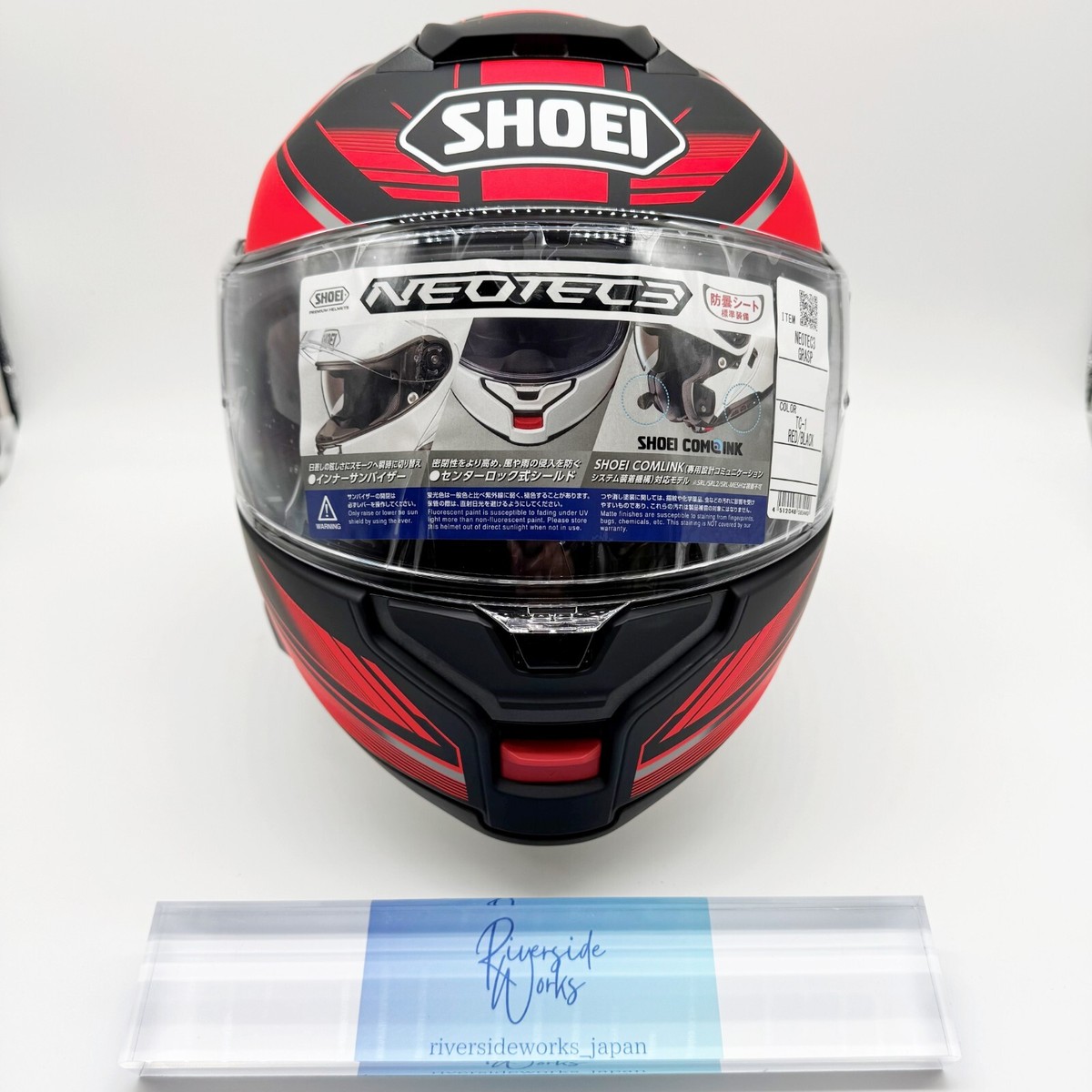 Shoei Neotec 3 GRASP TC-1 Motorcycle Helmet Size M 57cm From Shoei Neotec 3 GRASP TC-1 Motorcycle Helmet Size M 57cm From