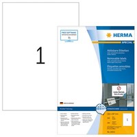 Herma Universal-Etiketten Special, 210 X 297 Mm, Weiá