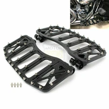 MX Style Wide Foot Pegs Floorboards Pedals For Harley Softail Electra Road Glide