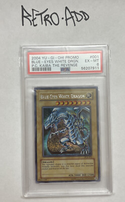 Blue Eyes White Dragon - 2004 Yu-Gi-Oh! Promo - PCK-001 - PSA 6 | eBay