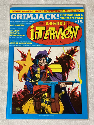 Comics Interview #15 1983 ElfQuest/Grimjack/Etc. Pini Interview VF+