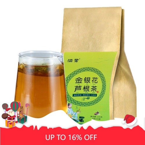 5g*30 Bags Chinese Herbal Tea Honeysuckle Reed Root Herb Medicine