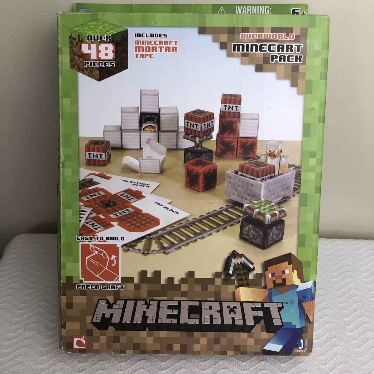 Minecraft Papercraft Overworld Minecraft Pack Build Set