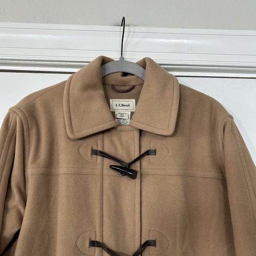 VTG LL BEAN Sterlingwear Boston Wool Coat Women’s Small Toggle Button NO HOOD - Picture 2 of 16