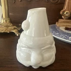 Rare !!! Fenton White Milk Glass Fairy Lamp Light , Top Only - No Base
