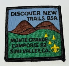 Monte Grande Camporee California 1982  Boy Scout Patch MX2