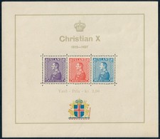 ICELAND. 1937. 90 Aur. Silver Jubilee. Souvenir sheet. VF MNH (PK2700)