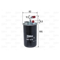 1X Kraftstofffilter Valeo 587078 Passend FüR Chrysler Dodge Jeep