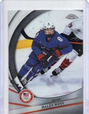 2026 Topps Chrome US Winter Olympics Haley Winn ~ Gold Medalist!