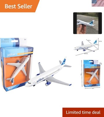 Authentic jetBlue Model Airplane Toy - Realistic Die-Cast for Young Aviators
