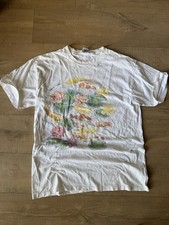 VTG 90s Single Stitch Tshirt Koi Fish Fort Worth Dolphin Shirt Co USA Made