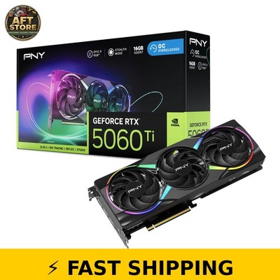 PNY GeForce RTX 5060 Ti 8GB EPIC-X RGB Triple Fan GPU