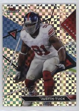 2023 Topps Composite Topps Finest Checkerboard Refractor Justin Tuck #223 1u6