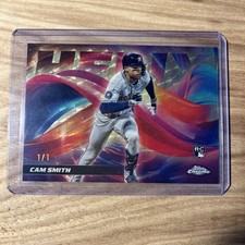 2025 Topps Chrome Update Series - Cam Smith Helix Case Hit Superfractor 1/1 (RC)