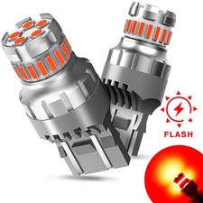 7443 7440 W21w Led Red Strobe Flash Blinking Brake Stop Tail Parking Light Bulbs 7443 7440 W21w Led Red Strobe Flash Blinking Brake Stop Tail Parking Light Bulbs