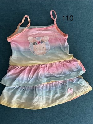 Handmade Kleid Kleidchen Volantshirt Rüschenshirt 110