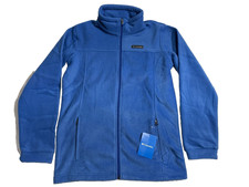 NWT Columbia Steens Mountain Blue Fleece Full Zip Jacket Size Youth XL