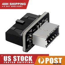USB3.0 Internal Header to USB 3.1/3.2 Type C Front Type E Adapter 20pin to 19pin
