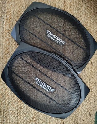  RARE  1990s,  PIONEER TS-6904 Old school 6X9 Speaker Grill Covers