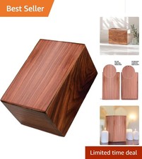 Decorative Handcrafted Keepsake Urn - Solid Rosewood for Pet and Human Ashes
