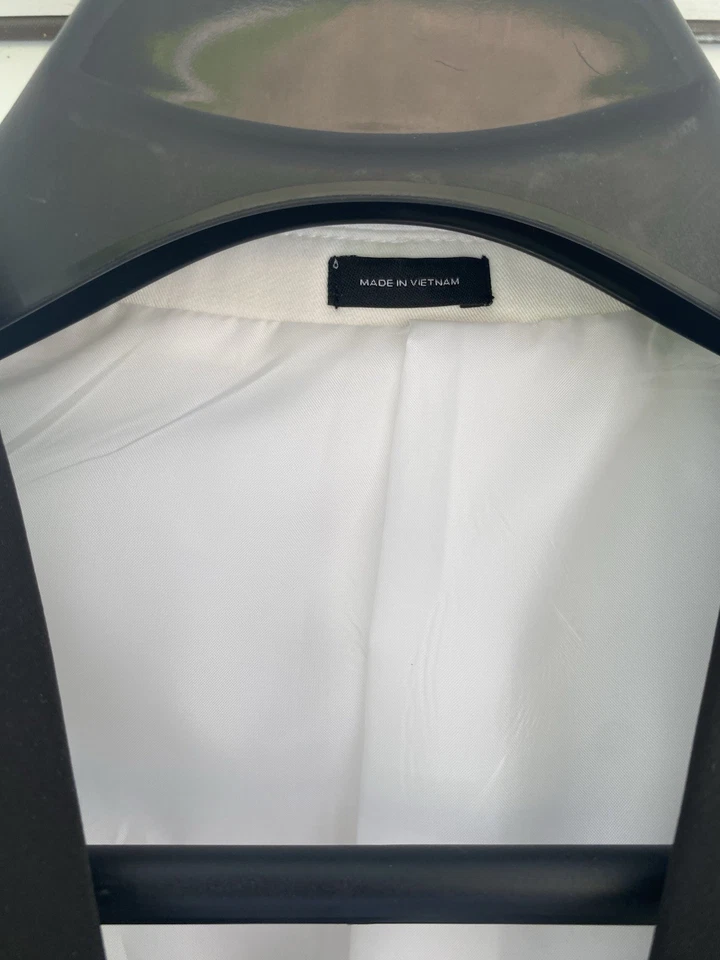 NWT J Ferrar JF White & Black Tuxedo Jacket 36 Reg Slim Prom Wedding Event Party - Image 3 of 4