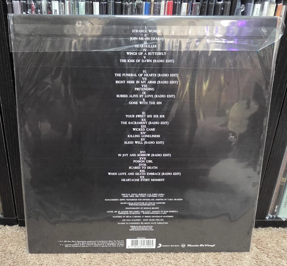 H.I.M. - XX: Two Decades of Love Metal 2xLP Vinyl Record - Image 3 of 3