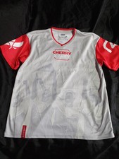 *CHERRY XTRFY* IN IT TO WIN IT Gaming Gamer Sports Tshirt Jersey Top XL Grey Red