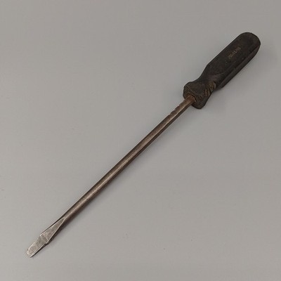 Vintage Schraubendreher B.H Ton 33 cm lang Schlitzschraubendreher Tischlerwerkzeug