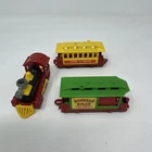 Vintage Corgi Jr Wild West Buffalo Bill Circus Locomotive, Passenger & Rail Car
