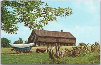 Toronto Vintage Postkarte Ontario Kanada Black Creek Dalziel Kuhwagen Scheune