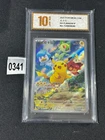 2025 Pokemon Card Pikachu PROMO Holo Gem Pack SV-P-004/SV-P Chinese Grade 10