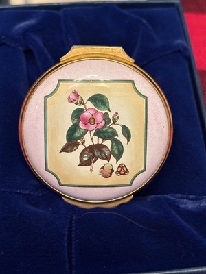 Halcyon Enamel Trinket Box ''ROYAL BOTANIC GARDEN''  w/BOX
