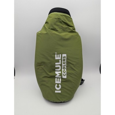 IceMule Classic Soft Cooler Bag Olive Green Waterproof Roll Top Insulated 20L
