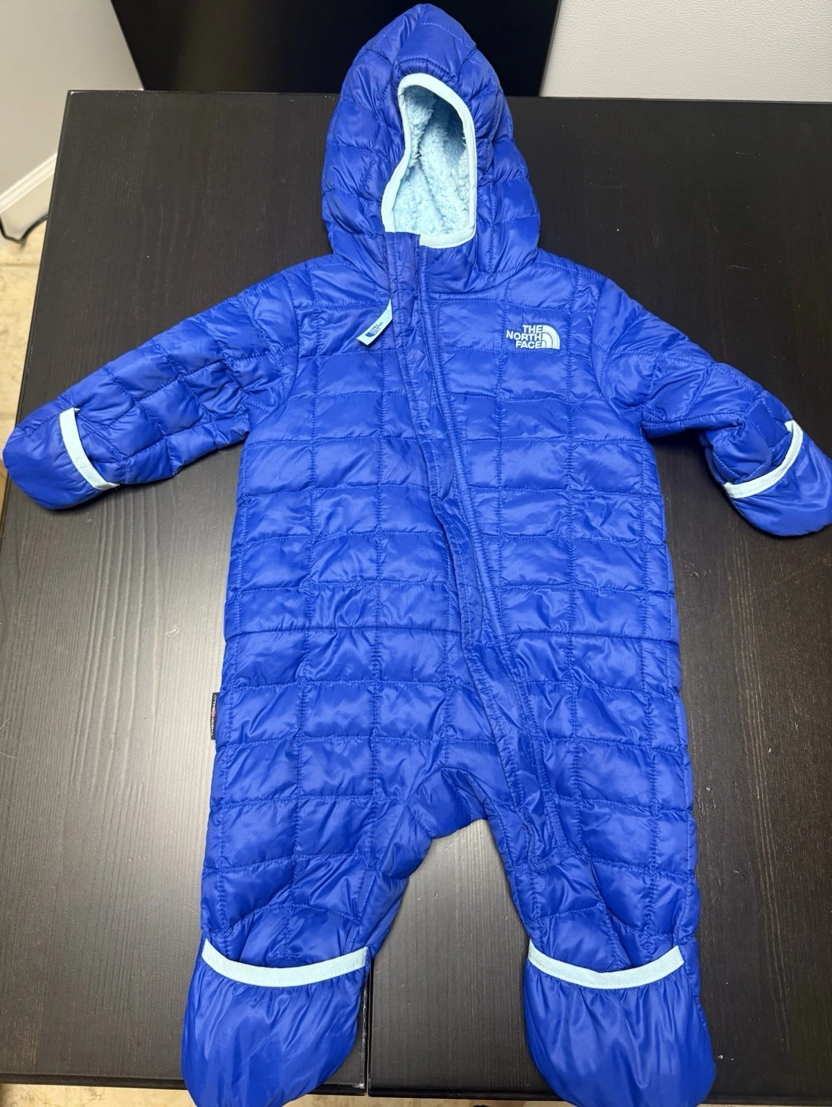 The North Face ThermoBall Eco Insulated Bunting Infant's Snowsuit 3-6mos Blue