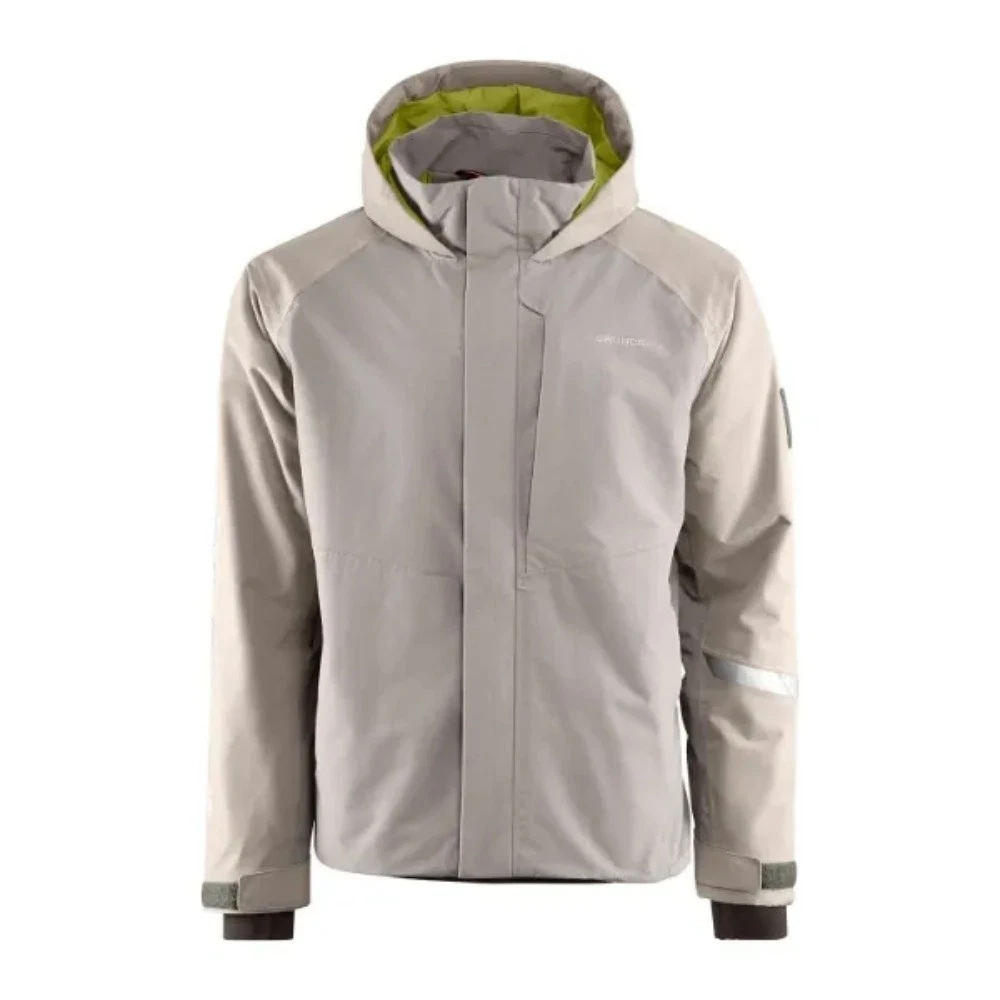 Grundens Wading Jacket Transmit X Squall Grey Hooded Waterproof Fishing Clothes
Opens in a new windo