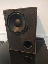 Kenwood Sw-05ht Subwoofer Speaker Passive 8" Light Wood And Silver