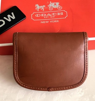 小物 Rare Vintage Coach Hamilton Mini Purse RARE COACH VINTAGE HAMILTON MINI PURSE CLUTCH BRITISH TAN LEATHER
