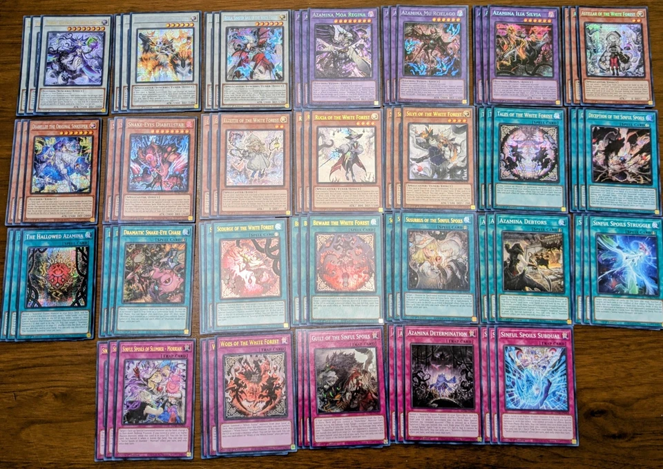 Weißwald Azamina Deck Core *78 Karten* Yugioh! Mega Dosen 2025