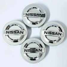 4pcs Fit For Nissan Altima Maxima Murano Rogue Silver 54mm Wheel Center Cap