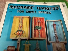 Macram  patterns/booklets with some small cord