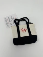 Trader Joe's 2-in-1 Canvas Blue Micro Tote Grocery Bag Ltd Ed fm Original Store