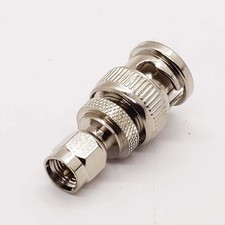 BNC Male To SMA Male Adapter/Connector, USA Seller