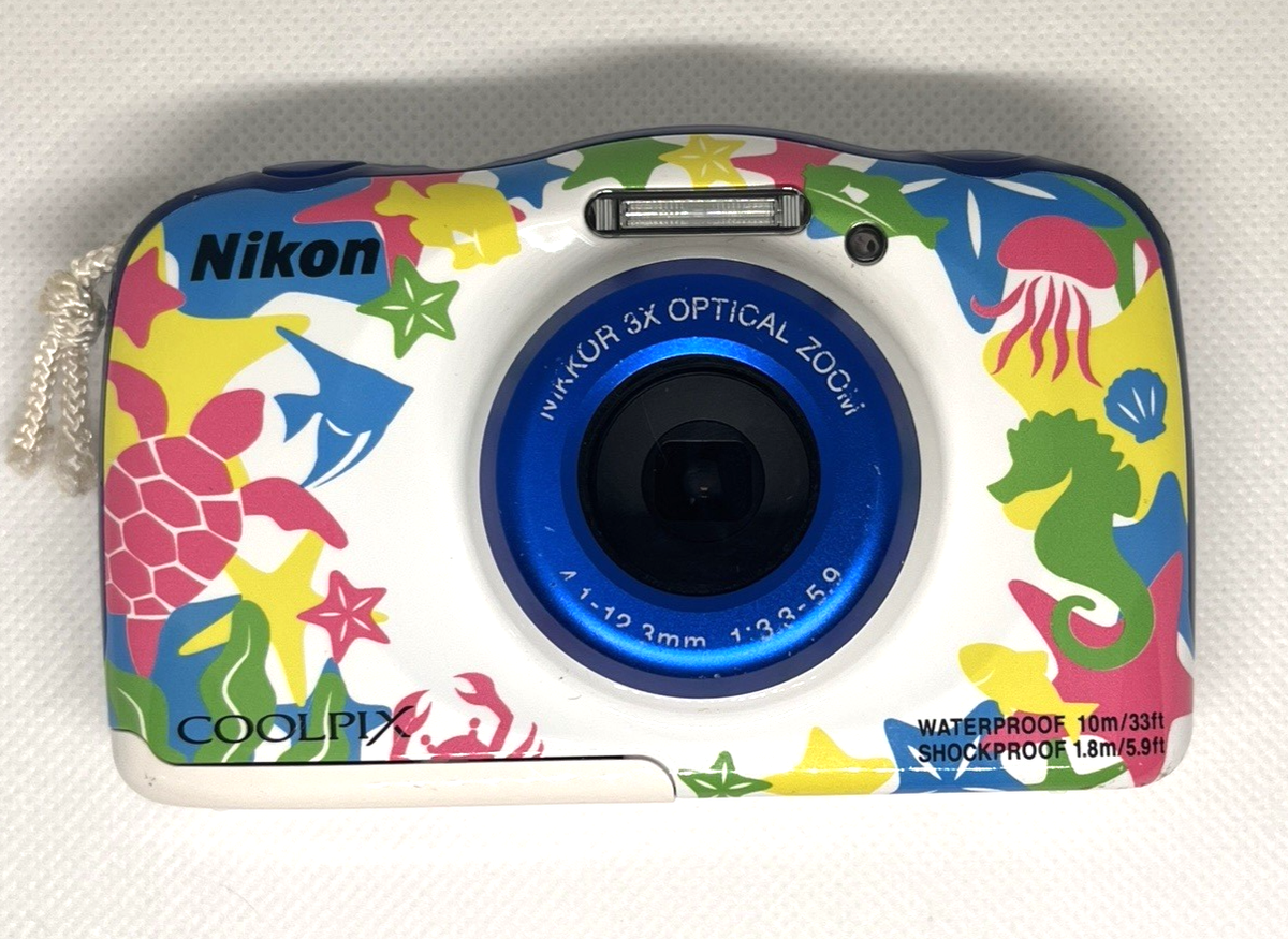 Nikon COOLPIX W100 マリン Nikon COOLPIX W100 Digital Camera Kids Marine | eBay