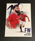 Mohamed Salah 2024 Futera FX #101 Liverpool Black SSP 1/10 Liverpool FC