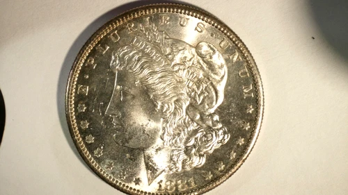 1881s Morgan Dollar, Stunning Blast white BU!